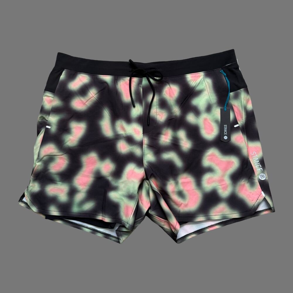 Stance Flux 5" Liner Athletic Shorts Heat Multicolor XXL NWT
